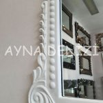 Lady Model Beyaz Renk Dekoratif Ayna-24