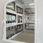 Lady Model Beyaz Renk Dekoratif Ayna-4