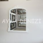 Lady Model Beyaz Renk Dekoratif Ayna-5
