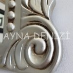 Lady Model Gümüş Renk Dekoratif Ayna-20
