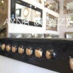 Lady Model Siyah Altın Renk Dekoratif Ayna-15