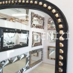 Lady Model Siyah Altın Renk Dekoratif Ayna-16