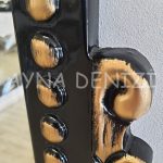Lady Model Siyah Altın Renk Dekoratif Ayna-18