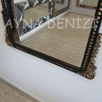 Lady Model Siyah Altın Renk Dekoratif Ayna-22