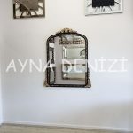 Lady Model Siyah Altın Renk Dekoratif Ayna-7