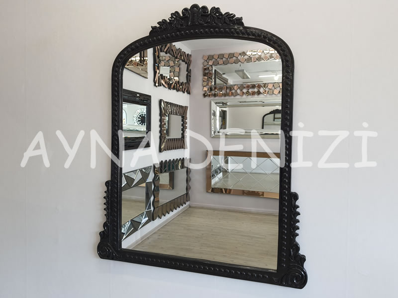 Lady Model Siyah Renk Dekoratif Ayna