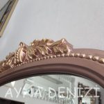 Matmazel Model Rose Gold Altın Renk Boy Aynası-22