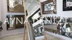 Sinyora Model Platin Altın Renk Ayaklı Boy Aynası