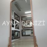 Sinyora Model Rose Gold Altın Renk Boy Aynası-5