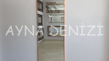 Majeste Elegant Model Rose Gold Altın Renk Metal Çerçeveli Boy Aynası