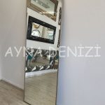 Majeste Elegant Model Silver Gümüş Renk Metal Çerçeveli Boy Aynası-12