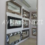 Majeste Elegant Model Silver Gümüş Renk Metal Çerçeveli Boy Aynası-13