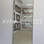 Majeste Elegant Model Silver Gümüş Renk Metal Çerçeveli Boy Aynası-2