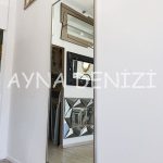 Majeste Elegant Model Silver Gümüş Renk Metal Çerçeveli Boy Aynası-7