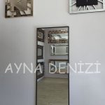 Majeste Elegant Model Siyah Renk Metal Çerçeveli Boy Aynası-11