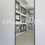 Majeste Elegant Model Siyah Renk Metal Çerçeveli Boy Aynası-3