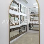 Matilda Elegant Model Gold Altın Renk Metal Çerçeveli Boy Aynası-16