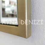 Matilda Elegant Model Gold Altın Renk Metal Çerçeveli Boy Aynası-20