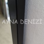 Matilda Elegant Model Siyah Renk Metal Çerçeveli Boy Aynası-17