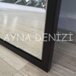 Matilda Elegant Model Siyah Renk Metal Çerçeveli Boy Aynası-23