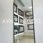 Matilda Elegant Model Siyah Renk Metal Çerçeveli Boy Aynası-3