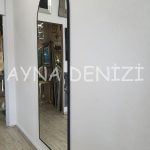 Matilda Elegant Model Siyah Renk Metal Çerçeveli Boy Aynası-6