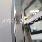 Matilda Luxury Model Platin Gümüş Renk Metal Çerçeveli Ayaklı Boy Aynası-14
