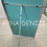 Matilda Luxury Model Platin Gümüş Renk Metal Çerçeveli Ayaklı Boy Aynası-22