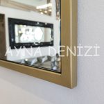 Royal Elegant Model Gold Altın Renk Metal Çerçeveli Dekoratif Ayna-14