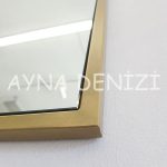 Royal Elegant Model Gold Altın Renk Metal Çerçeveli Dekoratif Ayna-18