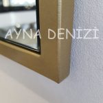Royal Elegant Model Gold Altın Renk Metal Çerçeveli Dekoratif Ayna-19