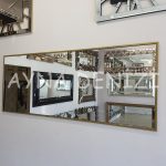 Royal Elegant Model Gold Altın Renk Metal Çerçeveli Dekoratif Ayna-3