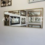 Royal Elegant Model Gold Altın Renk Metal Çerçeveli Dekoratif Ayna-4