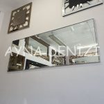 Royal Elegant Model Platin Gümüş Renk Metal Çerçeveli Dekoratif Ayna-3