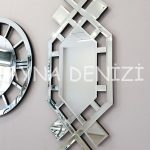 Deluxe Future Silver Model Üçlü Set Aynalı Saatli Niş Takımı-12