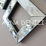 Deluxe Future Silver Model Üçlü Set Aynalı Saatli Niş Takımı-21