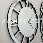 Deluxe Future Silver Model Üçlü Set Aynalı Saatli Niş Takımı-29