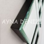 Deluxe Future Silver Model Üçlü Set Aynalı Saatli Niş Takımı-32