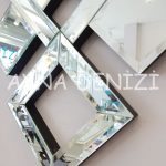 Deluxe Future Silver Model Üçlü Set Aynalı Saatli Niş Takımı-37