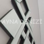 Deluxe Future Silver Model Üçlü Set Aynalı Saatli Niş Takımı-43