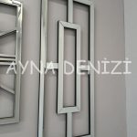 Generic Time Silver Model Üçlü Set Aynalı Saatli Niş Takımı-14