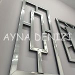 Generic Time Silver Model Üçlü Set Aynalı Saatli Niş Takımı-15