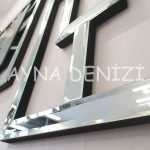 Generic Time Silver Model Üçlü Set Aynalı Saatli Niş Takımı-46