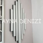 Perfect Time Silver Model Üçlü Set Aynalı Saatli Niş Takımı-20