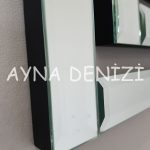 Premium Time Silver Model Üçlü Set Aynalı Saatli Niş Takımı-21