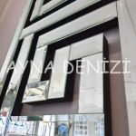 Premium Time Silver Model Üçlü Set Aynalı Saatli Niş Takımı-30