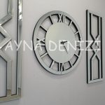 Special Future Silver Model Üçlü Set Aynalı Saatli Niş Takımı-41
