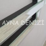 Stylish Future Silver Model Üçlü Set Aynalı Saatli Niş Takımı-37