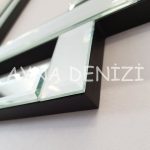 Stylish Time Silver Model Üçlü Set Aynalı Saatli Niş Takımı-26