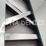 Stylish Time Silver Model Üçlü Set Aynalı Saatli Niş Takımı-41